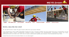 Desktop Screenshot of meyr.info